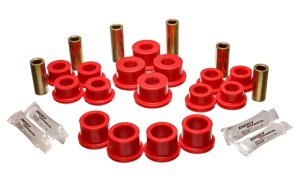 Mazda RX8 Trailing Arm Bushings - Rear - Energy Suspension - Performance Polyurethane - Red - `04-`07